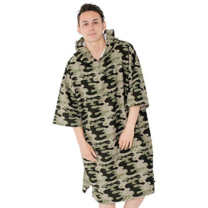 楽天市場】色：CAMO サイズ：FREE FELLOW フェロー お着替えポンチョ 