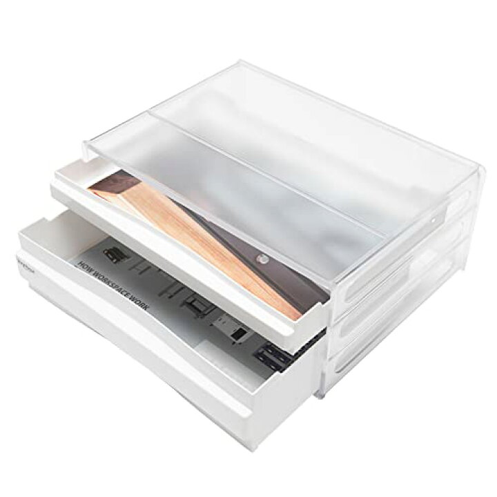 楽天市場】livinbox レターケース a4 書類ケース 引き出し 横-2段 