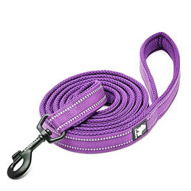 色：紫色 サイズ：1.1m XS cocomall　日本授権店　TRUE LOVE専門販売店　犬　犬用リード 　小型、中型、大型犬用リード　訓練リード　 ロングリード　ペット用品　　ハーネス　　3M反射材料 ナ