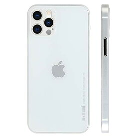 色：マットホワイト(半透明)サイズ：For iPhone 12 Pro( 3カメラ-6.1" ) iPhone 12 Pro対応ケース 0.3*超薄型 memumi* 全面保護カバー 指紋防止 傷付き防止 6.1インチ 人気ケース　カバー (Trans-White)