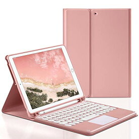 色：ピンク サイズ：iPad8/iPad7(10.2インチ) iPad 第8世代 10.2インチ iPad 8 iPad 7 キーボード iPad 10.2 ケース タッチパッド搭載 可愛い 丸型キー iPad8 iPad7 アイパッド8 アイパッド7 キーボード付き カ