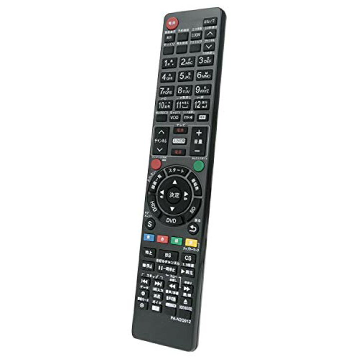 楽天市場】色：PA-N2Q912 ブルーレイディスクレコーダー用リモコン fit 
