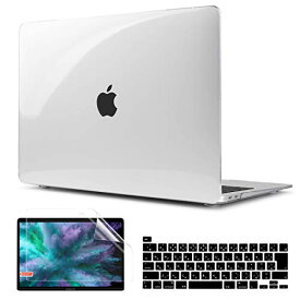 色：クリア サイズ：New Pro 13 (A2289/A2251) TwoL MacBook Pro 13 ケース 2020 A2251 A2289 A2338 M1 対応 耐衝撃 排熱機能 改良型 ハードケース * 液晶保護フィルム * 日本語キーボードカバー (クリア)