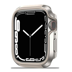 �F �V���o�[ �T�C�Y Series7 45mm NINKI�Ή�Apple Watch 7 45mm �o���p�[�P�[�X �A���~*TPU 2�d�\�� �ϏՌ��� �E���ȒP �V���v�� �l�p�ی� �A�b�v���E�H�b�` �V���[�Y7�J�o�[