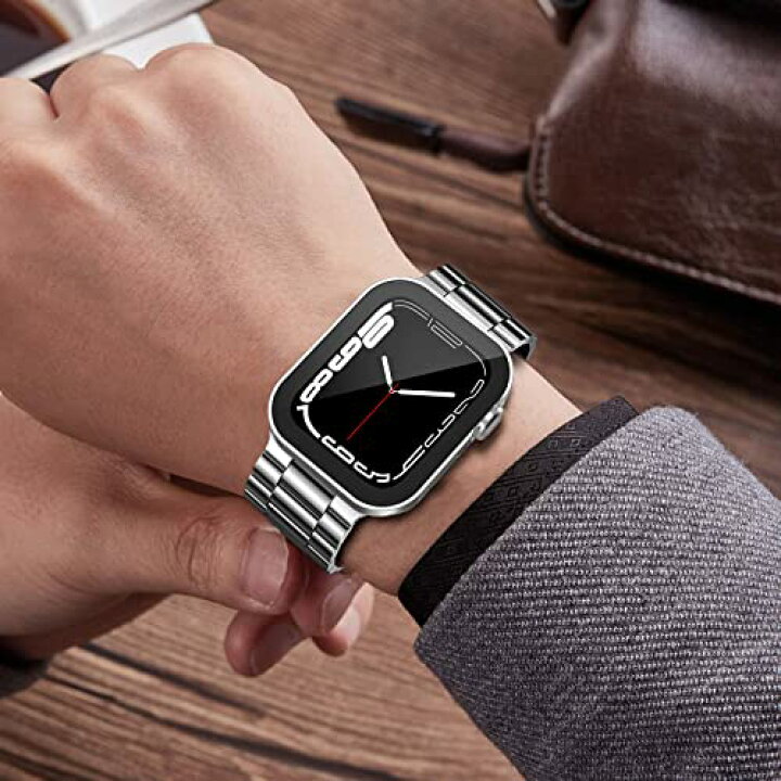 楽天市場】色：シルバー サイズ：41mm Series7対応 YOFITAR for Apple 