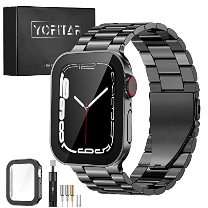 楽天市場】色：ブラック サイズ：44mm 6/SE/5/4対応 YOFITAR for Apple 