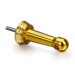 色:ゴールド(シマノ用) サイズ:本体42mm(ネジ抜けば) ゴメクサス (Gomexus) リールスタンド シマノ ダイワ 共回り式 スピニングリール 21 ナスキー ボディーキーパー アルミ製 超軽量