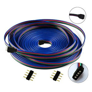 LitaElek 10m 4sRGB LEDe[vP[u RGB LEDRlN^CpSMD 5050 3528 2835 RGB LEDe[vCgLEDXgbvCg2x 4PINIXIXRlN^ 10m