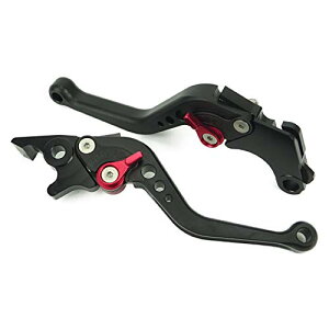 色:黒【アジャスター赤】マット H21m1黒(赤) マット ホンダ ブレーキ クラッチレバー 6段階調整 ショート CL250 モンキー125 GROM 400X CBR400R 等に適合