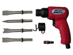 サイズ:六角差込(ビット付き) アネスト岩田 AIRREX エアーハンマ 六角差込 ビット4本付き TLX9803