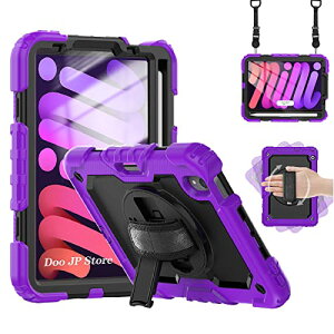 FFp[v+ubN TCYFiPad mini 6 uXN[veN^[vDoo iPad mini 6 P[X iPad mini6 V_[P[X 8.3C`6Ή ϏՌ Jo[ y[t Pencil2Ή 360*]