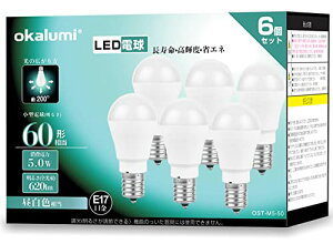 FFF okalumi LEDd E17 F 60W` 650lm Ή Lz^Cv `d^Cv ~jNvgE~jv`d fMގ{HΉ OST-M5-50 N