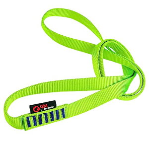 色:グリーン サイズ:120cm x 3本入り GM CLIMBING UIAA CE 認証 22kN 16mm ナイロンスリング ランナー クライミングスリング 長さ 30cm / 60cm / 120cm オレンジ グレー グリーン 3色