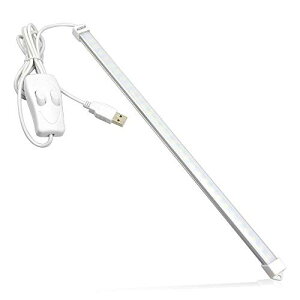 色:35cm 調色 サイズ:1本入り ASSEUI LED バーライト USB キッチン 蛍光灯 棚下ライト 高輝度 直管形 電球色 昼白色 昼光色 三段階 調色 35CM チューブライト USB 5V 給電 3Mテープ /磁石が搭載され