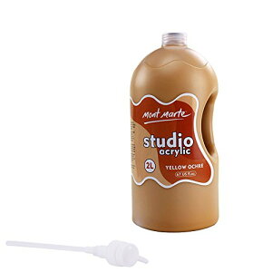 FFYellow Ochre Mont Marte AN Yellow Ochre 2bg 2L |vt  핢͋ w|pƂɌ Acrylic Paint