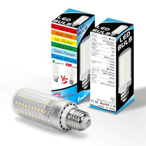 色:6000k昼光色 サイズ:15w(150w形相当) LED電球 口金26 150W形相当、2000lm 6000K昼光色相当 白熱電球/蛍光灯/水銀灯/水銀ランプの代替品 LEDコーンライト トウモロコシ型 ガレージ 照明 超高輝