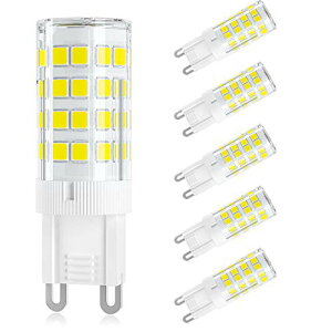 �F�F�����F �T�C�Y�F3W DiCUNO LED�d�� G9���� �Z���~�b�N�X LED�����v �����s�\ 3W 320lm �S�����Ɩ� 6000K �����F 30W�n���Q�������v���� 6�Z�b�g