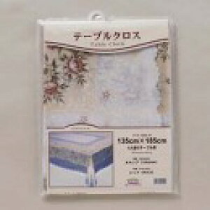 明和グラビア 1枚物 テーブルクロス オルシア レッド 135×185cm プリントレース インテリア・寝具 テーブルクロス