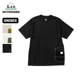 リーアウトドアーズ パッカブルH/S TEE Lee OUTDOORS PACKABLE H/S TEE メンズ レディース ユニセックス LT3017 トップス カットソー プルオーバー Tシャツ 半袖 アウトドア キャンプ フェス 【正規品】