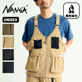 ナンガ タキビリップストップフィールドベスト NANGA TAKIBI RIPSTOP FIELD VEST メンズ レディース ユニセックス 焚き火 焚火 難燃 ベスト 収納 ジャケット 重ね着 レイヤード おしゃれ キャンプ アウトドア 【正規品】