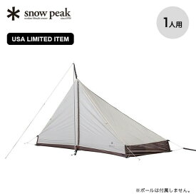 スノーピーク ペンタイーズ アイボリー snow peak USA LIMITED ITEM テント 一人用 ソロキャンプ ソロキャン キャンプ アウトドア 宿泊 【正規品】