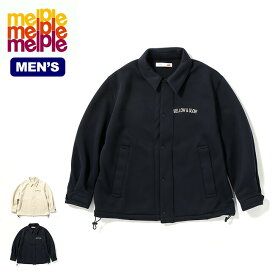 メイプル M&Sコーチジャケット melple メンズ MP3SS001 シャツ 上着 アウトドア キャンプ フェス 【正規品】