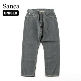 サンカ グレーデニム5Pテーパードフィット Sanca GRAY DENIM 5P TAPERED FIT メンズ レディース ユニセックス S23SPT04 ボトムス ズボン ロング パンツ おしゃれ キャンプ アウトドア 【正規品】