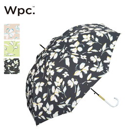 【SALE 30%OFF】ワールドパーティー シルエットフラワー Wpc. 6232-03-001 雨傘 長傘 UV 紫外線対策 日除け 普段使い キャンプ アウトドア ギフト