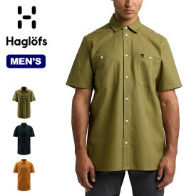 ホグロフス キュリアスヘンプSSシャツ メンズ HAGLOFS Curious Hemp SS Shirt Men's 606213 通気性 抗菌性 長袖 カジュアルシャツ ハイキング アウトドア キャンプ 【正規品】