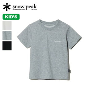 スノーピーク SPロゴTシャツ【キッズ】 snow peak apparel Kids SP Logo T shirt 子供 ジュニア TS-23SK001 Tシャツ ティシャツ 半袖 カットソー トップス カジュアル アパレル キャンプ アウトドア 【正規品】