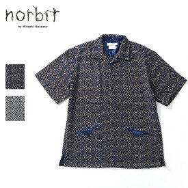 【SALE 40%OFF】ノービット ガーゼEMBシャツ norbit HNSH-039 トップス ガーゼシャツ デザインシャツ キャンプ アウトドア 【正規品】