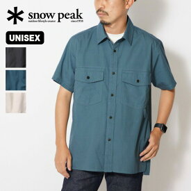 【SALE 30%OFF】スノーピーク タキビライトリップストップシャツ snow peak apparel TAKIBI Light Ripstop Shirt メンズ レディース ユニセックス SH-23SU101 焚き火 難燃 Tシャツ ティシャツ 半袖 カットソー トップス アパレル キャンプ アウトドア 【正規品】