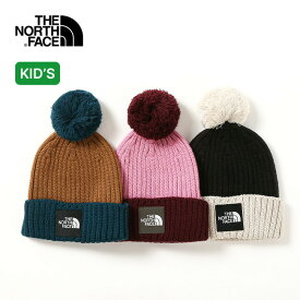 【SALE 20%OFF】ノースフェイス ポンポンカプッチョ【キッズ】 THE NORTH FACE Pom Pom Cappucho Kids NNJ42307 防寒 雪遊び 帽子 ニットキャップ ニット帽 ジュニア 子供用 おしゃれ キャンプ アウトドア 【正規品】