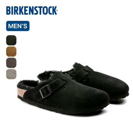 ビルケンシュトック ボストンシアリング スエードレザー[レギュラー] BIRKENSTOCK メンズ クロッグ サンダル 靴 モコモコ ファー くつ キャンプ アウトドア 【正規品】