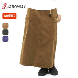 【SALE 30%OFF】グラミチ コーデュロイロングカーゴスカート GRAMICCI CORDUROY LONG CARGO SKIRT レディース G3FW-SK008 ボトムス スカート ロングスカート カーゴスカート アウトドア フェス キャンプ