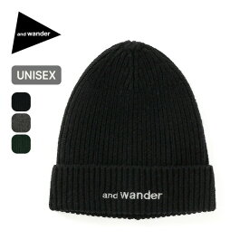 【SALE 30%OFF】アンドワンダー シェットランドウールキャップ and wander Shetland wool cap メンズ ウィメンズ レディース ユニセックス 5743286067 帽子 ニット帽 ワッチ キャンプ アウトドア 【正規品】