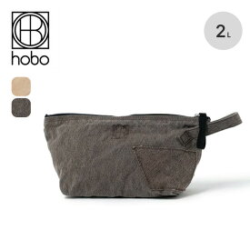 ホーボー ダックキャンバスカキシブダイ ツアーポーチ hobo TOUR POUCH DUCK CANVAS KAKISHIBU DYED HB-BG4211 ポーチ 旅行 アウトドア キャンプ 【正規品】