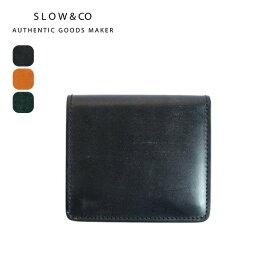 スロウ ブライドルミニウォレット SLOW bridle mini wallet SO789J-2 財布 おさいふ 二つ折り ミニサイズ コンパクト 牛革 キャンプ アウトドア ギフト 【正規品】