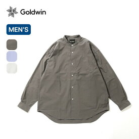 ゴールドウィン オーバーサイズドバンドカラーシャツ GOLDWIN Comfortable Shirt メンズ GL54139 アウター トップス カジュアル 長袖 ロングスリーブ おしゃれ キャンプ アウトドア 【正規品】