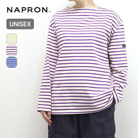 ナプロン バスクシャツ NAPRON BASQUE SHIRTS ユニセックス メンズ レディース NP-TP29-24S ボーダー トップス カットソー Tシャツ プルオーバー キャンプ アウトドア フェス 【正規品】