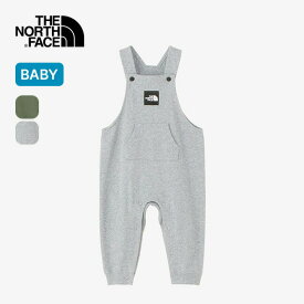 ノースフェイス スウェットロゴオーバーオール【ベビー】 THE NORTH FACE Baby Sweat Logo Overall キッズ NBB32401 出産祝い ギフト スエット カバーオール ロンパース つなぎ サロペット おしゃれ キャンプ アウトドア 【正規品】