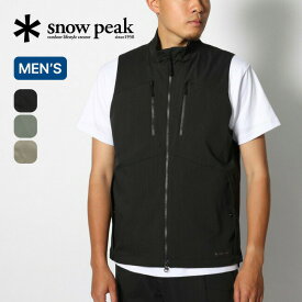 スノーピーク FRストレッチベスト snow peak apparel メンズ JK-24SU002 ベスト チョッキ 羽織り 重ね着 レイヤード アパレル キャンプ アウトドア 【正規品】