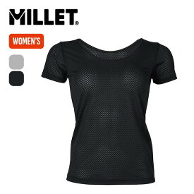 ミレー ドライナミックスルー2 U SS【ウィメンズ】 Millet レディース MIV02107 半袖 Tシャツ アンダーウェア ベースレイヤー 肌着 下着 メッシュインナー ドライレイヤー スキンメッシュ 登山 アウトドア キャンプ フェス 【正規品】