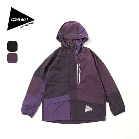 グラミチ×アンドワンダー パッチワークウィンドフーディ GRAMICCI×and wander PATCHWORK WIND HOODIE メンズ レディース ユニセックス 5744121411 アウター 羽織り トップス ジャケット フード フーディ おしゃれ キャンプ アウトドア 【正規品】