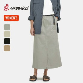 グラミチ ロングベーカースカート【ウィメンズ】 GRAMICCI LONG BAKER SKIRT レディース G3SW-SK069 ボトムス スカート ロングスカート アウトドア フェス キャンプ 【正規品】