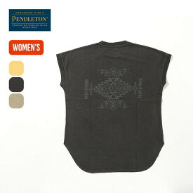 ペンドルトン ピグメントダイノースリーブチュニック【ウィメンズ】PENDLETON レディース 4275-6107 チュニック Tシャツ トップス バックプリント キャンプ アウトドア 【正規品】