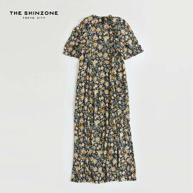 ザ シンゾーン オリエンタルフラワードレス THE SHINZONE ORIENTAL FLOWER DRESS レディース ウィメンズ 24SMSOP04 ワンピース ロング丈 ロングスカート 五分袖 半袖 花柄 キャンプ アウトドア 【正規品】