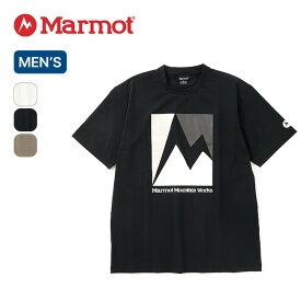 マーモット クロックT メンズ Marmot TSSMC405 Tシャツ 半袖シャツトップス 吸水速乾 キャンプ アウトドア 【正規品】
