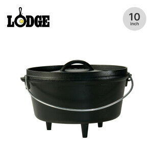 yXg1_zbW LvI[10C`DEEP LODGE 10 INCH / 5 QUART DEEP CAMP DUTCH OVEN 19240120000010  _b`I[u  L10DCO3  Lv AEghA