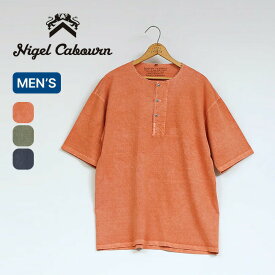 ナイジェルケーボン 50sヘンリーネックシャツピグメント NIGEL CABOURN メンズ 8048-00-21026 Tシャツ 半袖 カットソー おしゃれ キャンプ アウトドア 【正規品】